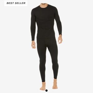 THERMAJOHN Men's Crew Thermal Set - NAVY 3XLARGE